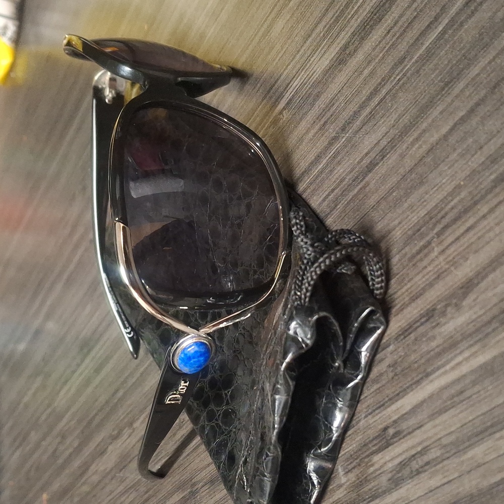 Dior Copacabana Black with Turquoise Vintage